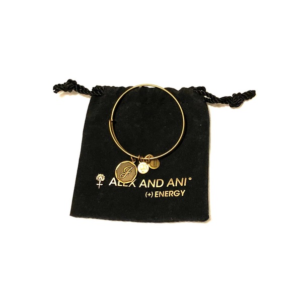 Alex and Ani Jewelry - Alex and Ani J Initial Bangle